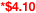 *$4.10