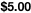 $5.00