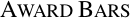 AWARD BARS